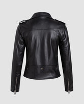 Gemütliche Bikerjacke aus PU-Leder